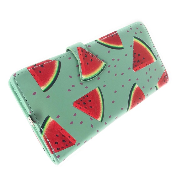 SOLD- Cute Shagwear Green Watermelon Wallet - Picture 2 of 5